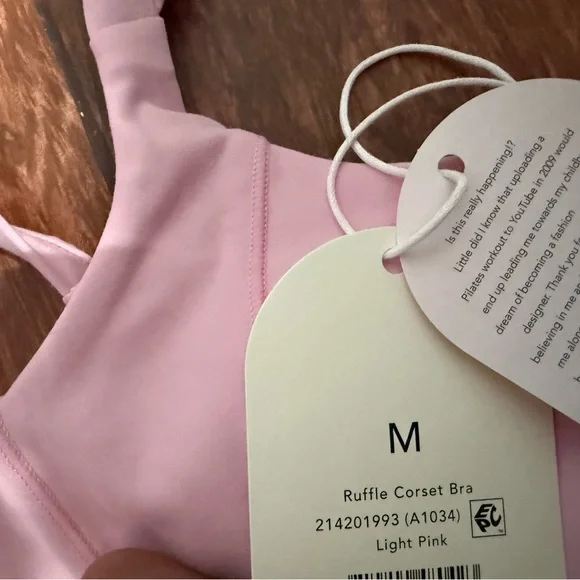 Pink Ruffle Strap Bra - Picture 9 of 10